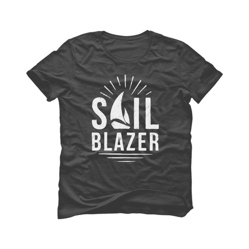 Simple t-shirt with the title 'Sail Blazer T shirt design'