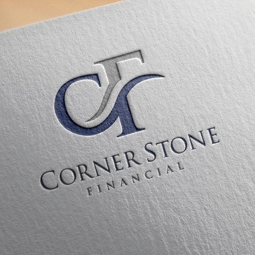 Wealth logo with the title 'Logo concept for financial advising firm.'