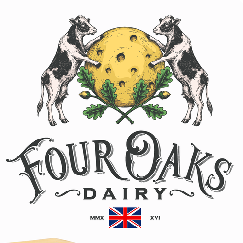 UK logo with the title 'Four Oaks Dairy'