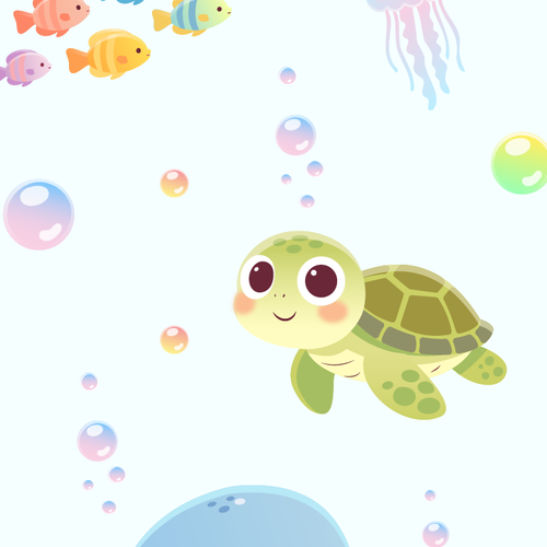 Design with the title 'Cute & Lovely Pattern for Baby Play Mat'