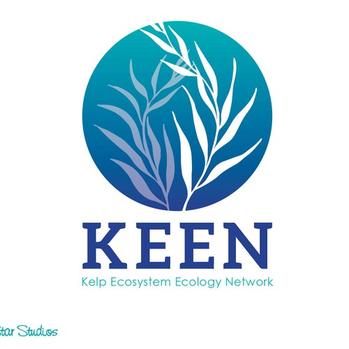 Coral design with the title 'Create a Logo for the Kelp Ecosystem Ecology Network'