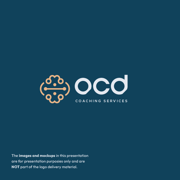Mental health design with the title 'OCD Coaching Services'