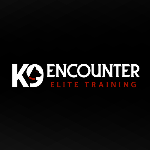 Bastet tattoo logo with the title 'K9 Encounter Logo Design'