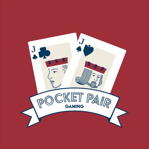 Playing card design with the title 'Logo design for game streaming service'