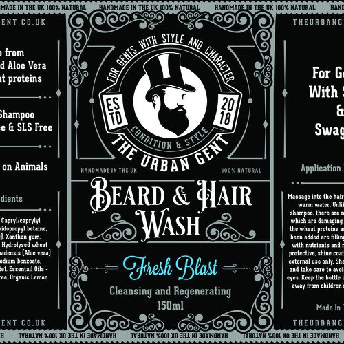 Luxurious label with the title 'Vintage label'