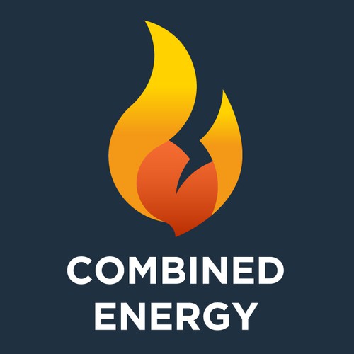 Lightning logo with the title 'Combined energy'