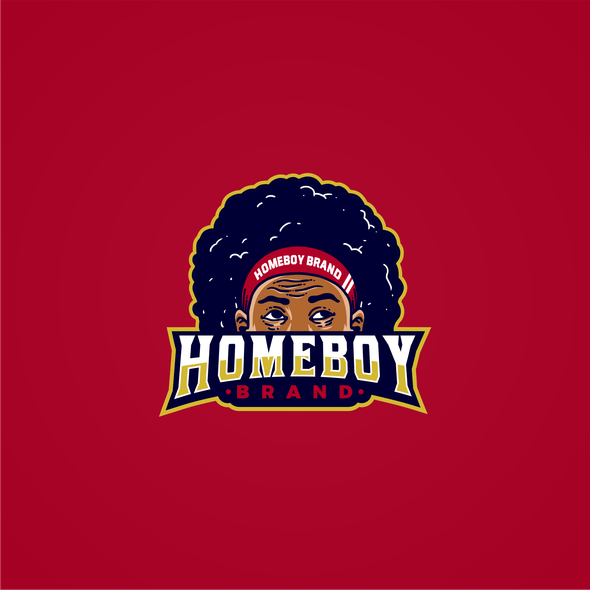 Hype logo with the title 'Logo Concept for Homeboy Brand'