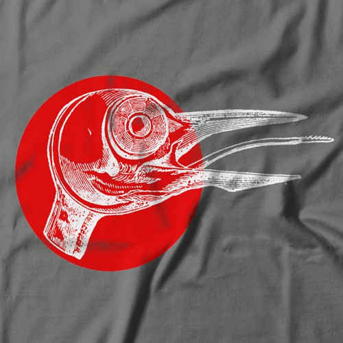 Bird t-shirt with the title 'T-shirt design'