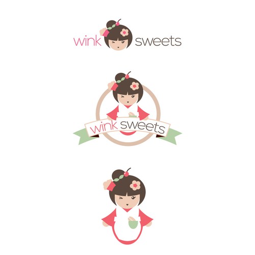 Doll design with the title 'logo for a startup Asian-inspired dessert business'