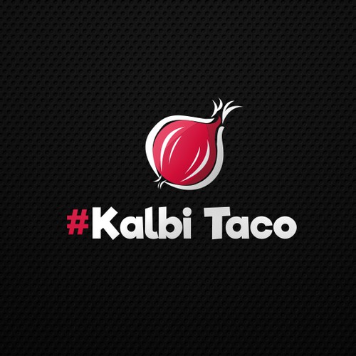 Onion logo with the title 'Kalbi Taco'