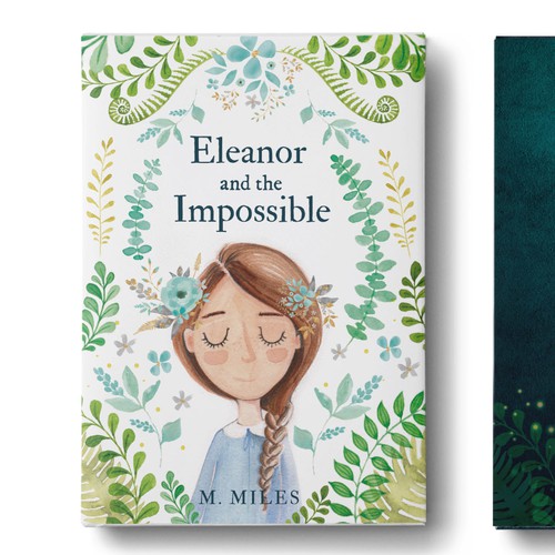 Watercolor book cover with the title 'Eleanor'