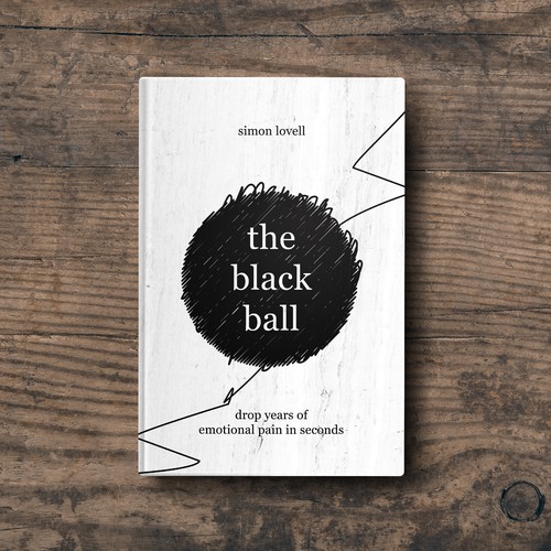 Black book cover with the title 'The Black Ball Book Cover'