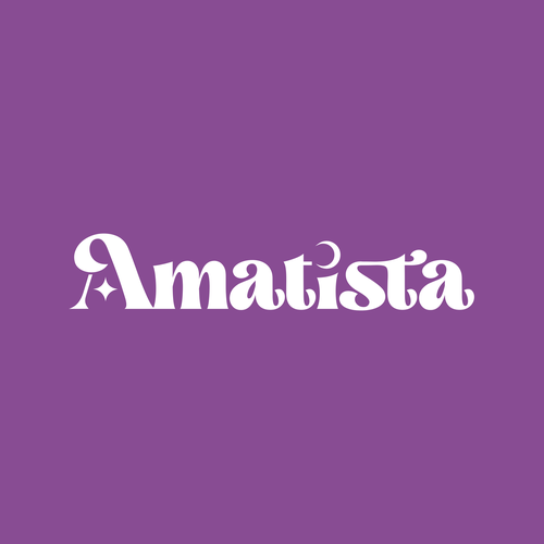 Esoteric logo with the title 'Amatista'