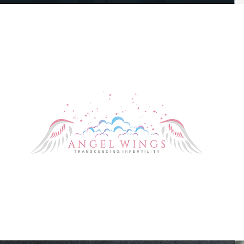 Angel logo with the title 'Angel Wings'