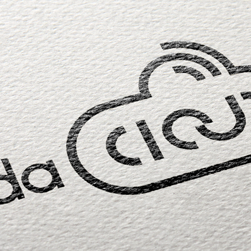 Wi-Fi logo with the title 'Logo Concept for Tech Company'