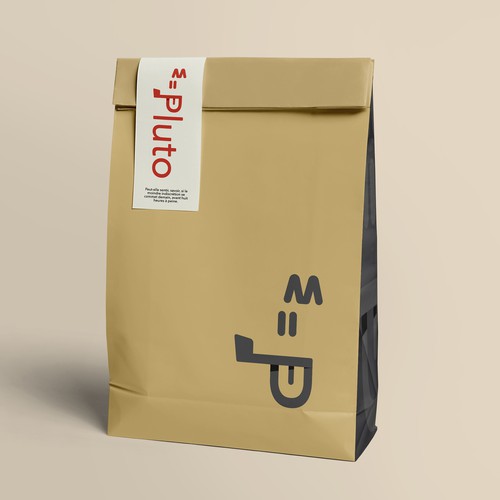 Pet food logo with the title 'Création d'un logo pour une entreprise de nouriture pour animaux de compagnie'