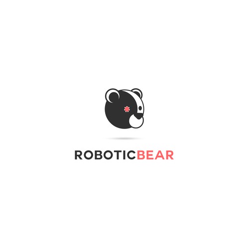Bear mascot logo with the title 'Funny logo for Music licensing firm'