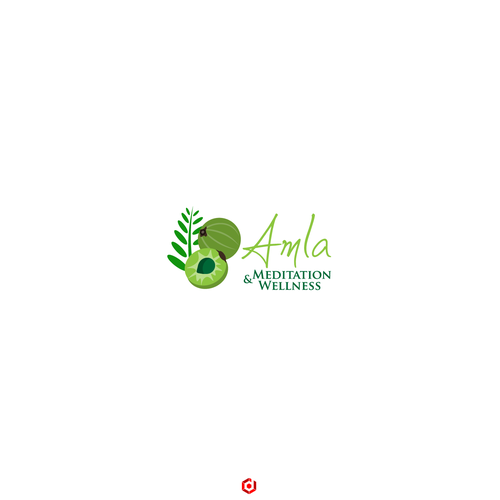 Meditation logo with the title 'Amla'