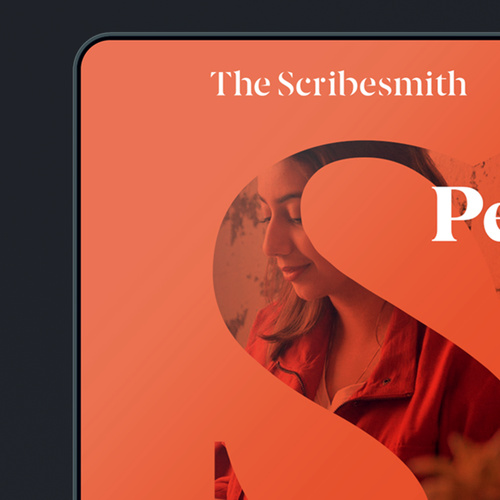 Layout website with the title 'Website Design'