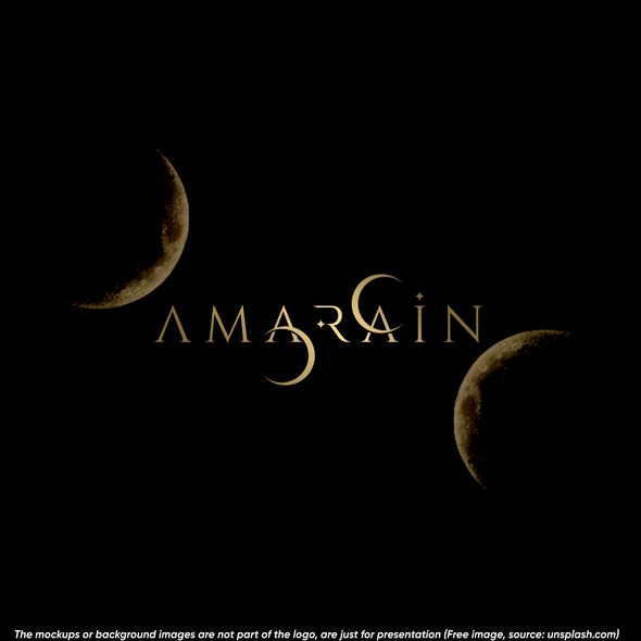 Inkscape design with the title 'AMARAIN'