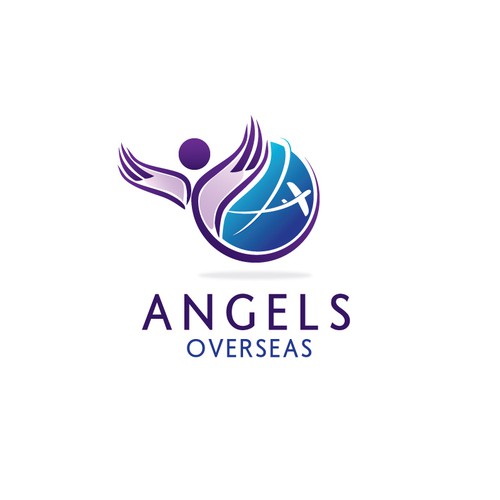 Organization logo with the title 'Angles Overseas needs a new logo'