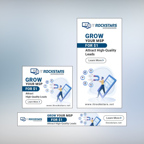 Google Ads design with the title 'Banner Designs'