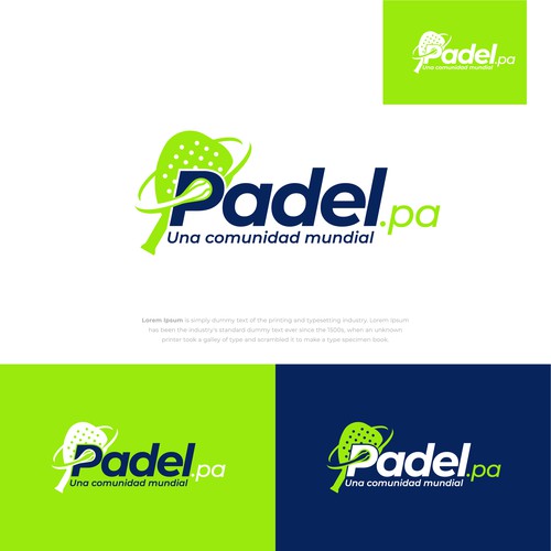 Ball logo with the title 'Padel.pa'