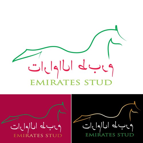 Horse brand with the title 'Logo concept'