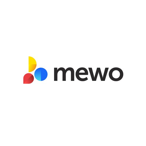 Music logo with the title 'mewo'