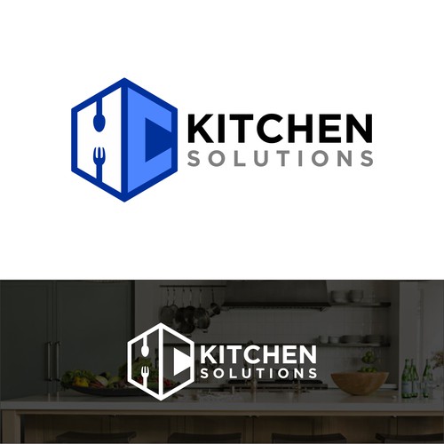 Kitchen brand with the title 'HC Kitchen Logo Concept'