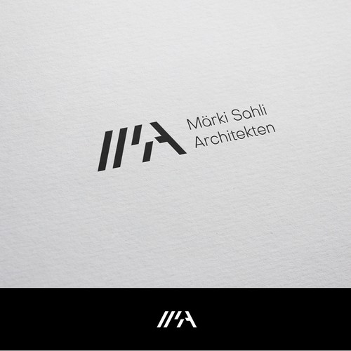 Architect brand with the title 'Marki Sahli Architekten'