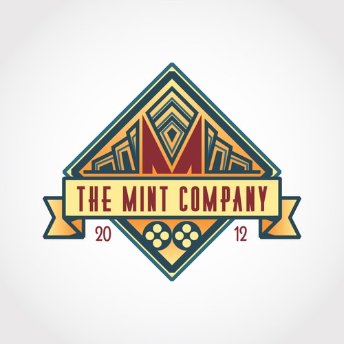 Film industry logo with the title 'Create the next logo for The Mint Co.'