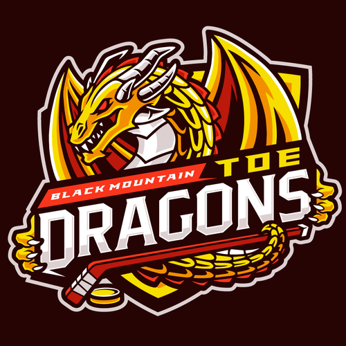 League logo with the title 'Toe Dragons'