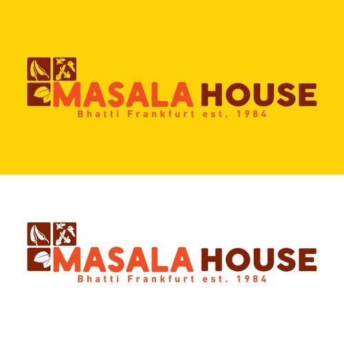 Shop brand with the title 'Logo for an Idian grocery Store - Masala House'