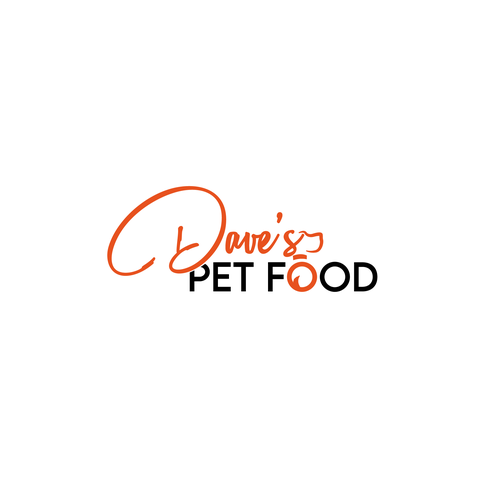 Pet food logo with the title 'Pet Food Logo'
