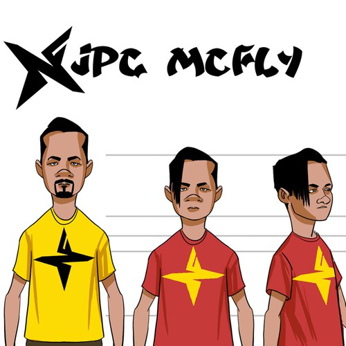 Sheet design with the title 'Character Design'