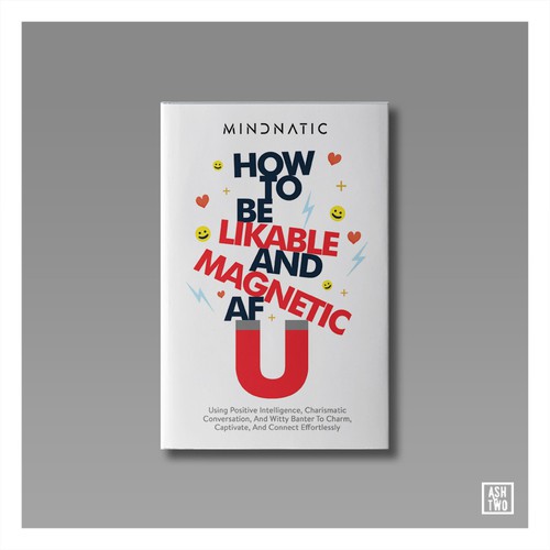 Professional book cover with the title 'How to be Likable And Magnetic AF'