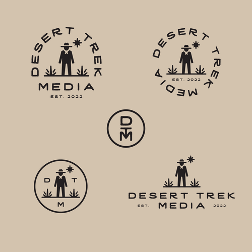 Western design with the title 'DTM LOGO'