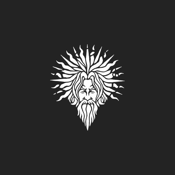 Mythology logo with the title 'Oghma Sun God'