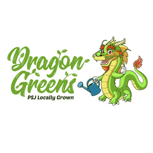 Chinese design with the title 'Dragon Greens'