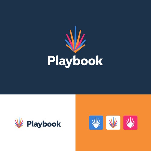 Course design with the title 'Spark Book Logo Concept'