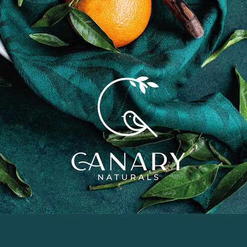 Amazing logo with the title 'CANARY NATURALS'