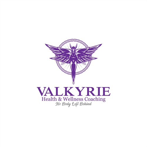 Viking logo with the title 'Valkyrie Logo (for sale)'
