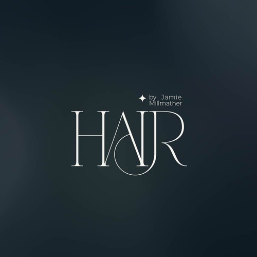 Hair salon design with the title 'Luxury wordmark for Hair Stylist'