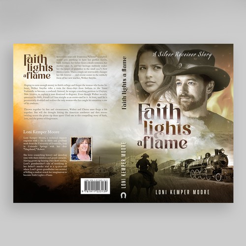 Arizona design with the title 'Faith lights a flame'