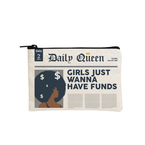 Newspaper design with the title 'Daily Queen'