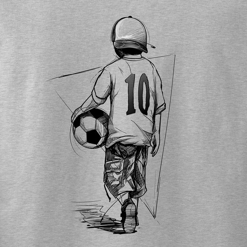 Football design with the title 'Football fashion lable'