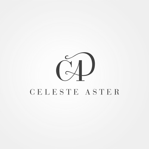 Black and white logo with the title 'Luxury retail company logo'