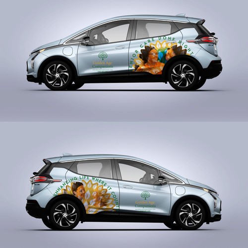 Decal design with the title 'car wrap'