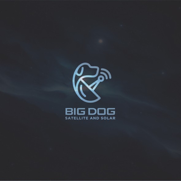 Service provider logo with the title 'Big Dog Satellite and Solar'